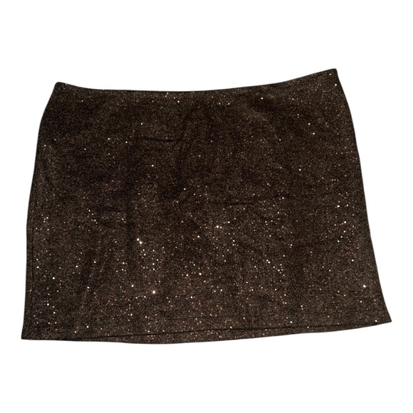 J. Jill Dresses & Skirts - J. Jill Brown Sequin Wool Blend Pencil Skirt, Size 26